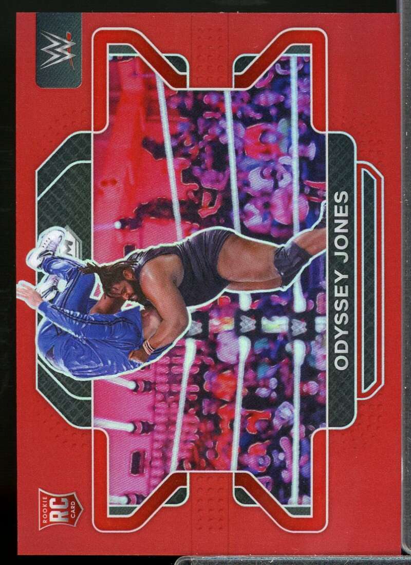 Odyssey Jones Card 2022 Panini Prizm WWE Prizms Red #48  Image 1