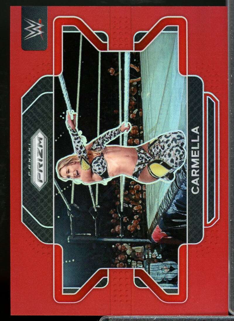 Carmella Card 2022 Panini Prizm WWE Prizms Red #59  Image 1