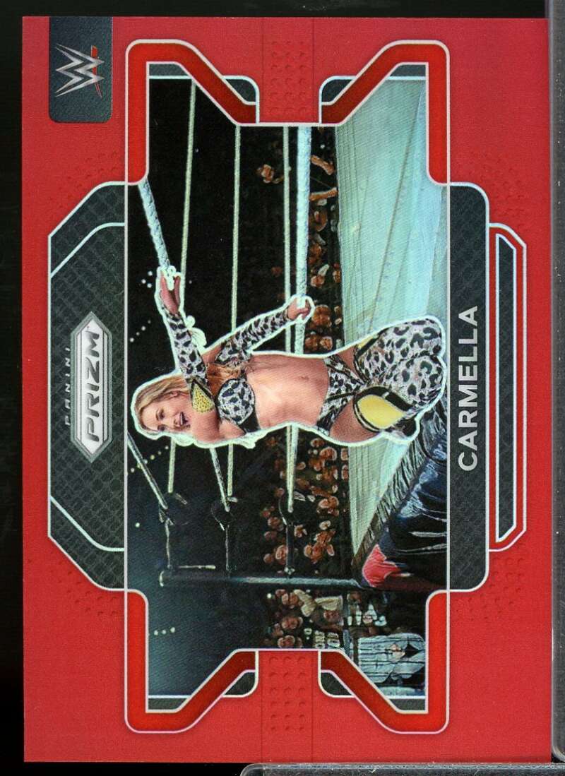 Carmella Card 2022 Panini Prizm WWE Prizms Red #59  Image 1