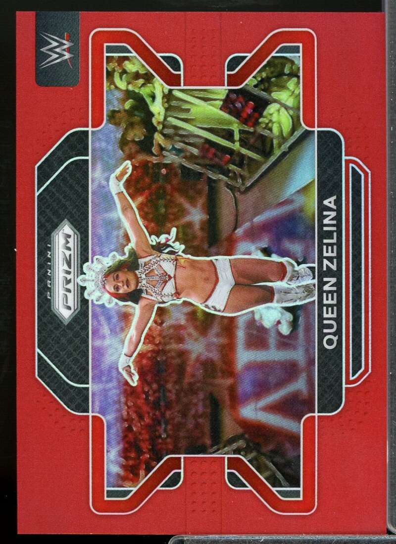 Queen Zelina Card 2022 Panini Prizm WWE Prizms Red #44  Image 1