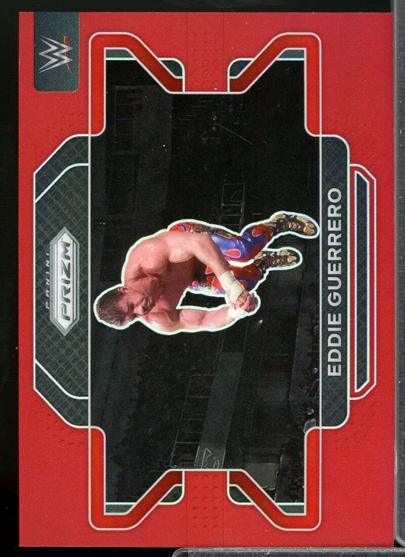 Eddie Guerrero Card 2022 Panini Prizm WWE Prizms Red #77  Image 1