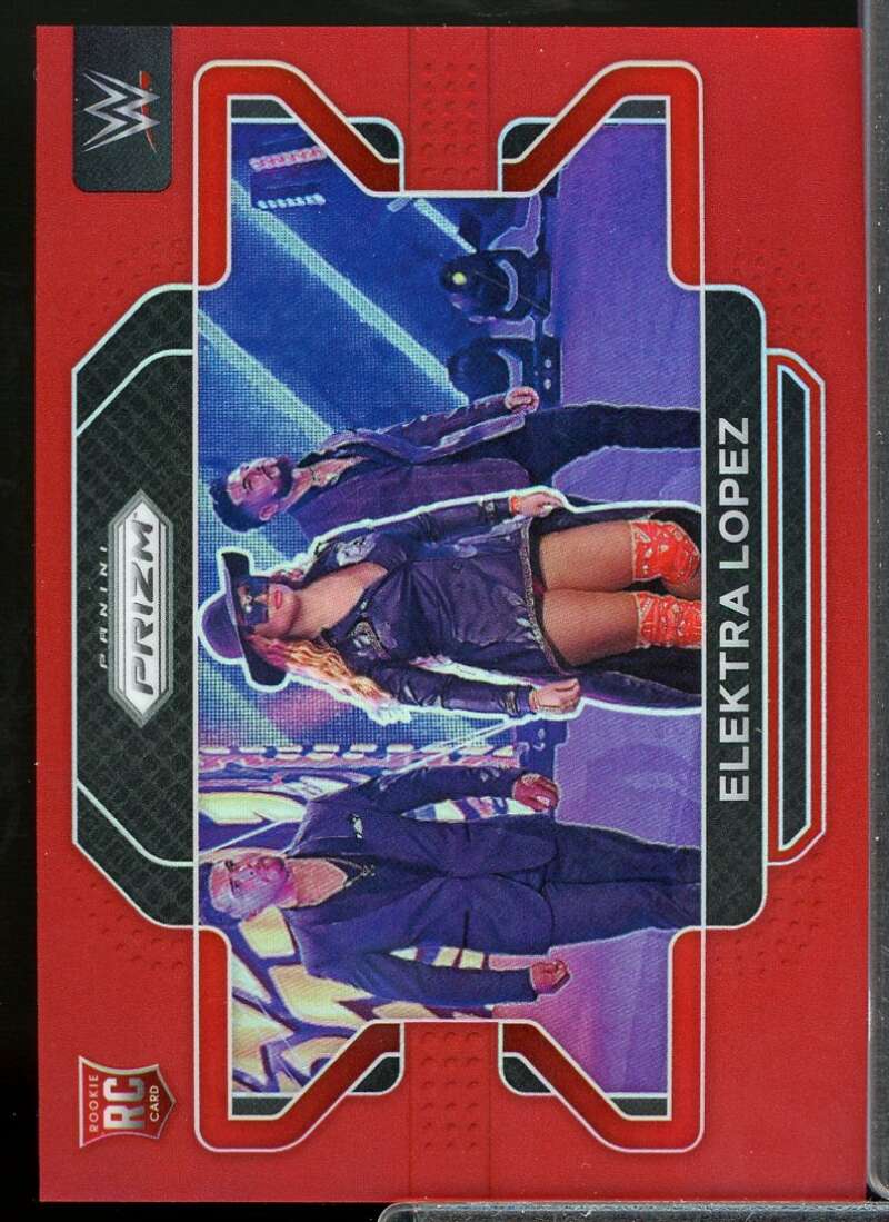 Elektra Lopez Card 2022 Panini Prizm WWE Prizms Red #71  Image 1