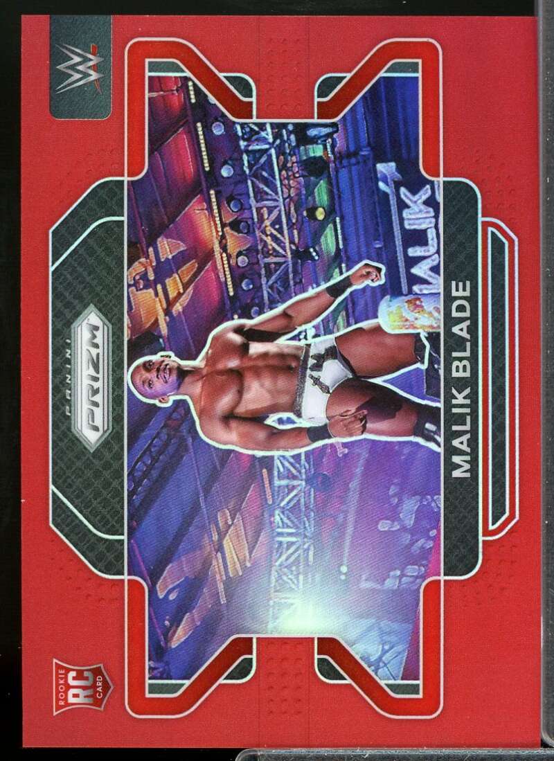 Malik Blade Card 2022 Panini Prizm WWE Prizms Red #94  Image 1