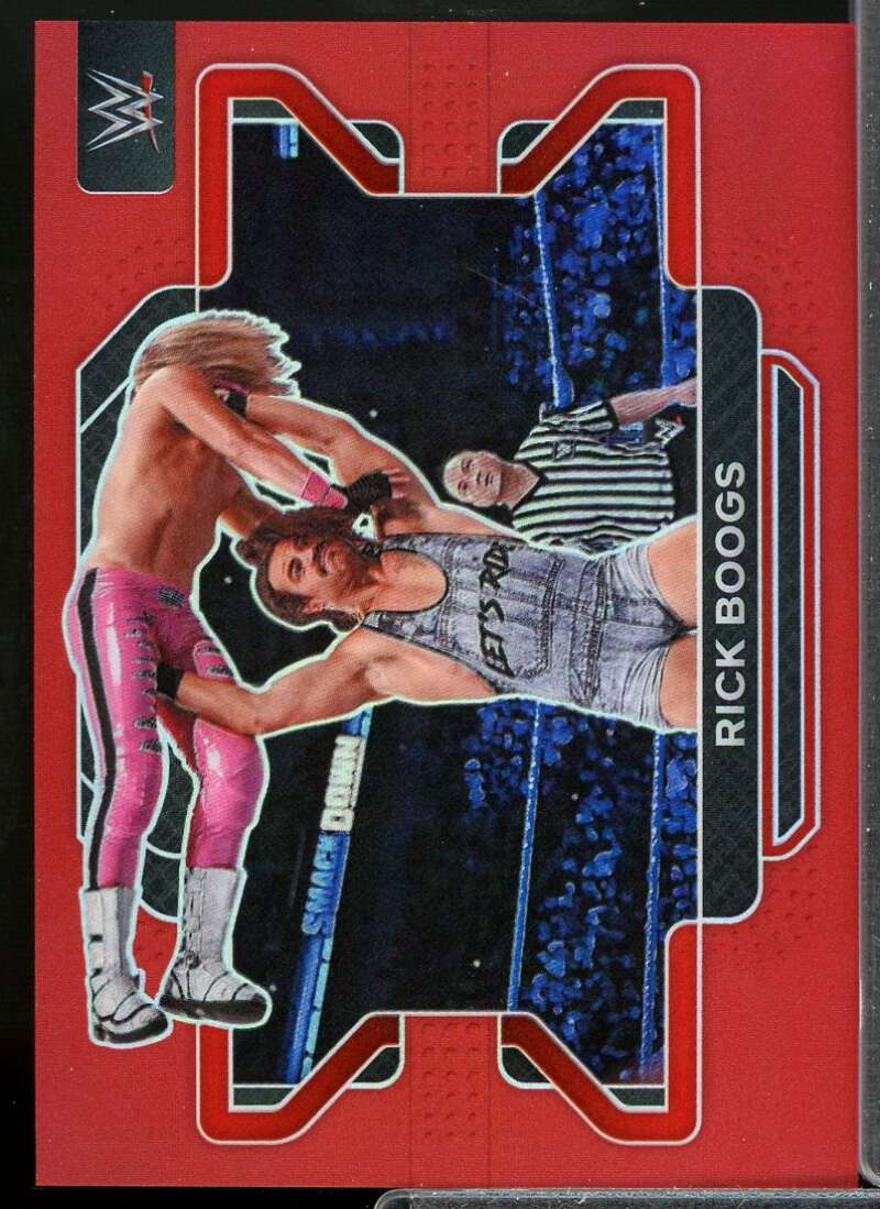 Rick Boogs Card 2022 Panini Prizm WWE Prizms Red #10  Image 1