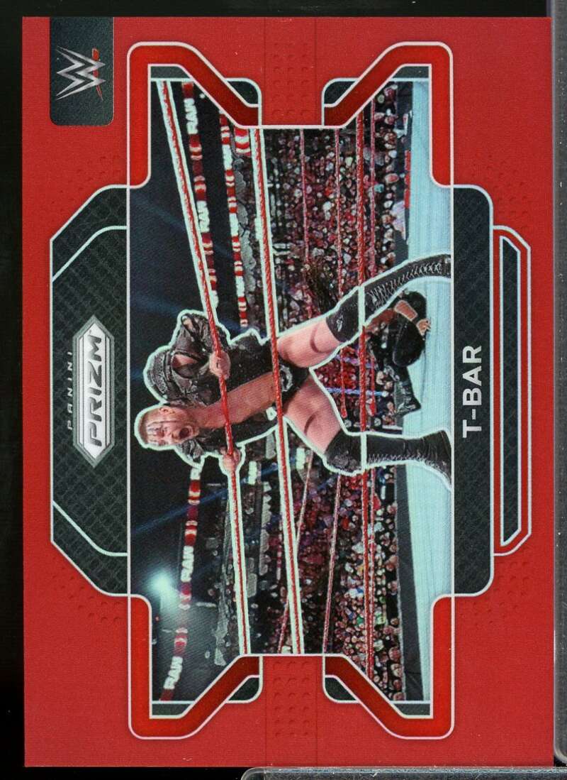T-Bar Card 2022 Panini Prizm WWE Prizms Red #32  Image 1