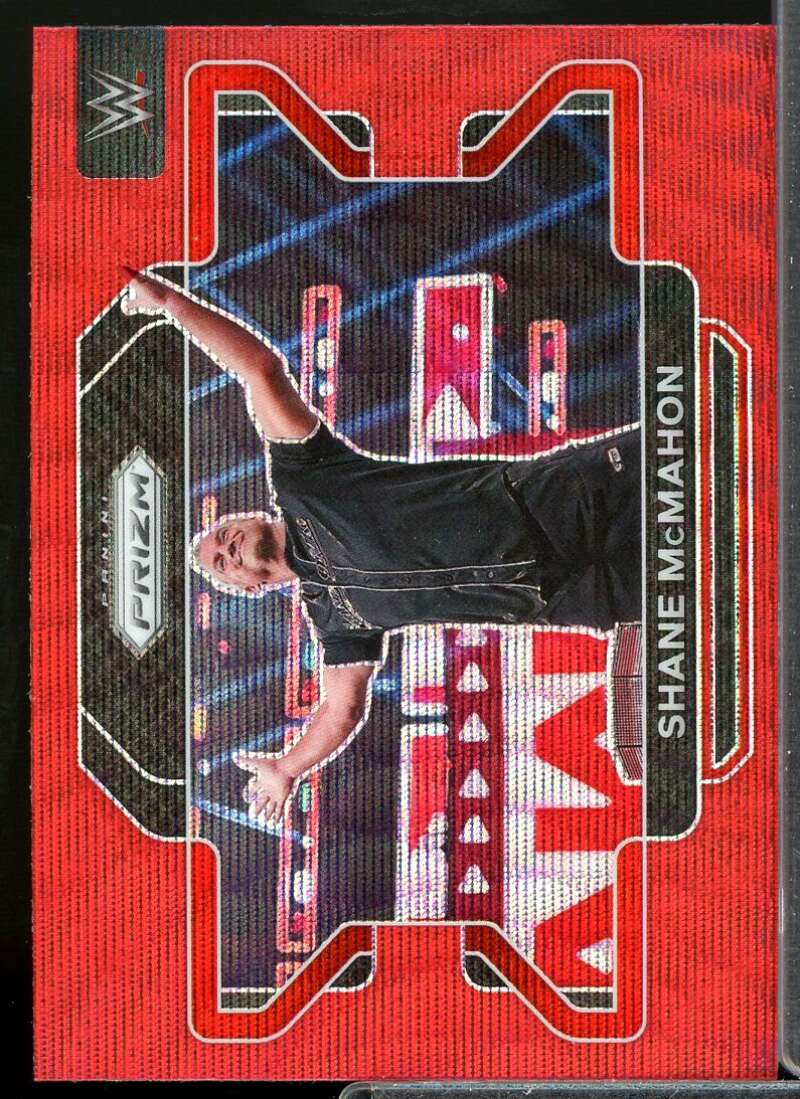 Shane McMahon Card 2022 Panini Prizm WWE Prizms Ruby Wave #52  Image 1