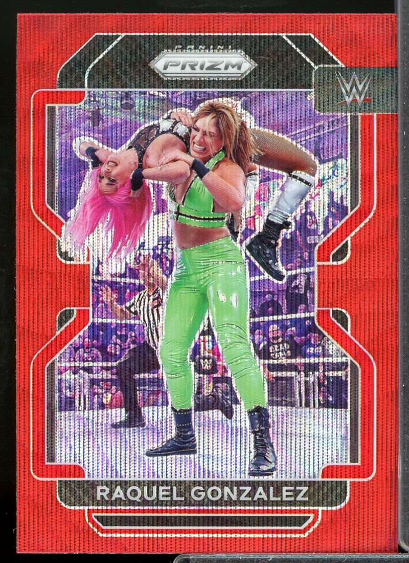 Raquel Gonzalez Card 2022 Panini Prizm WWE Prizms Ruby Wave #118  Image 1