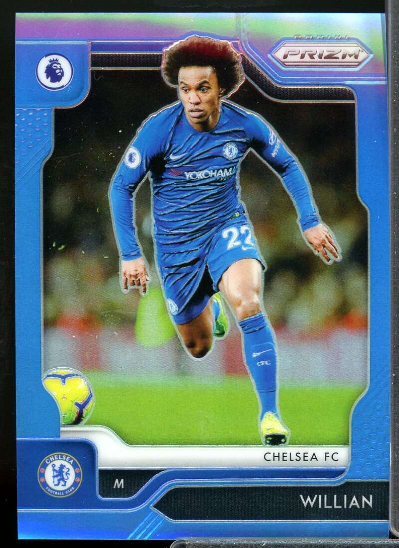 Willian Card 2019-20 Panini Prizm English Premier League Prizms Blue #28  Image 1