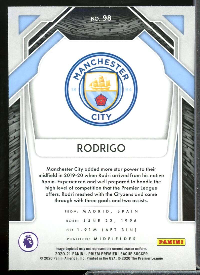 Rodrigo Card 2020-21 Panini Prizm English Premier League #98  Image 2