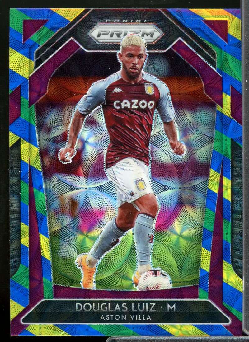 D. Luiz 2020 Prizm English Premier League Prizms Choice Blue Yellow Green #280  Image 1
