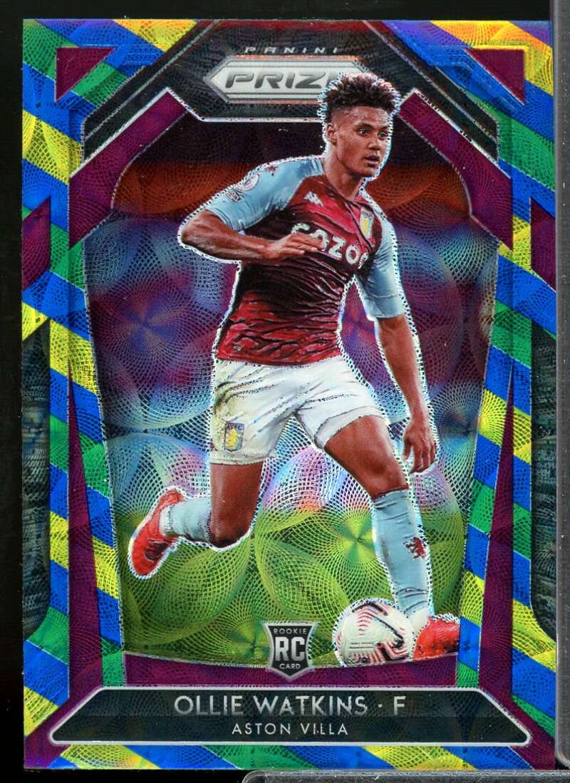O Watkins 2020 Prizm English Premier League Prizm Choice Blue Yellow Green #272  Image 1