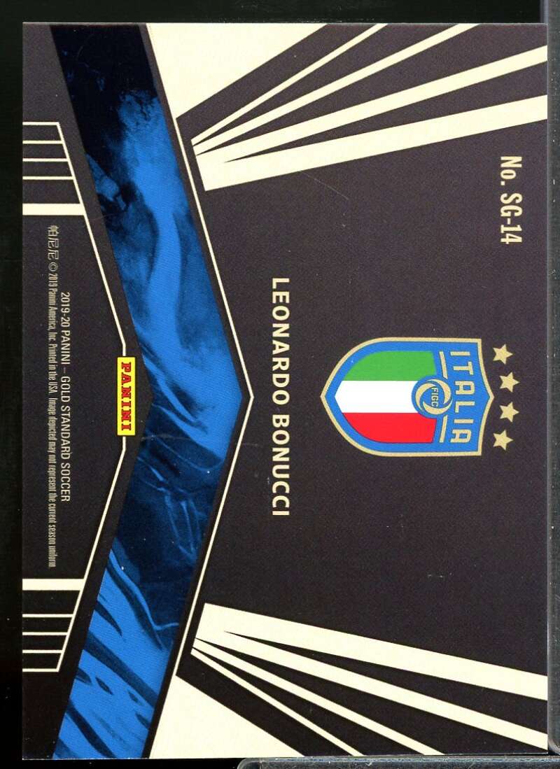 Leonardo Bonucci Card 2019-20 Panini FIFA Gold Standard Solid Gold Fine #14  Image 2