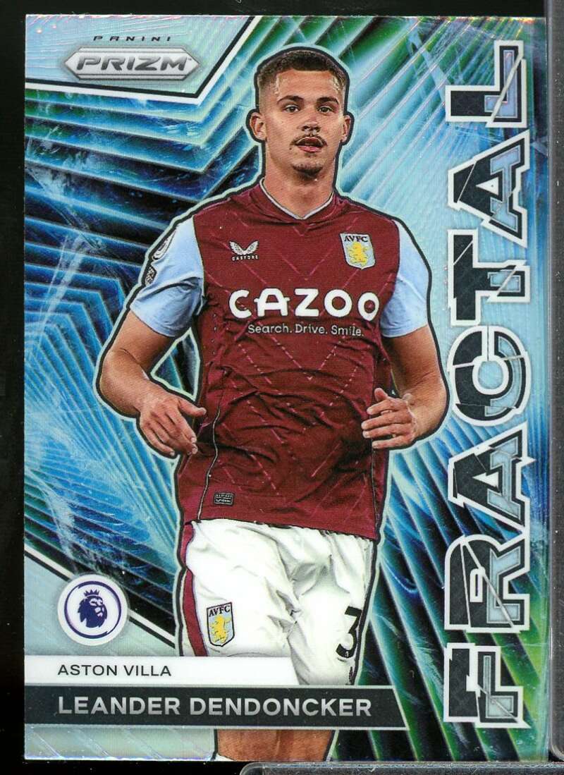 Leander Dendoncker 2022 Prizm English Premier League Fractal Prizms Silver #17  Image 1