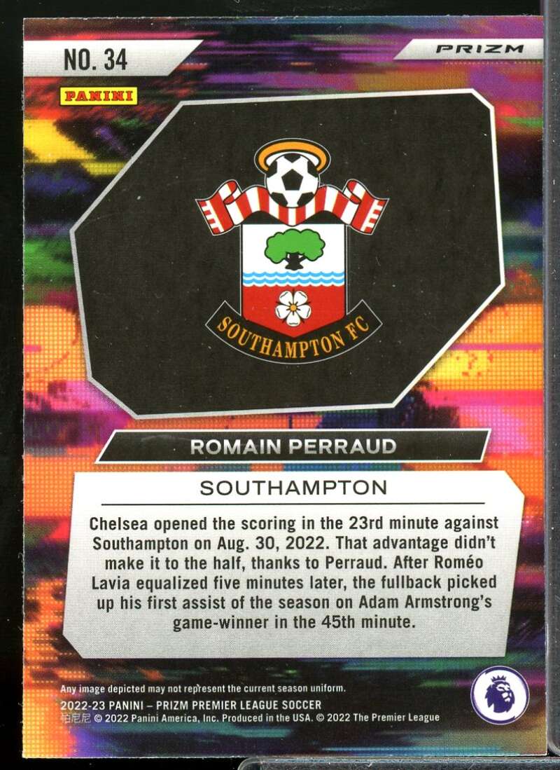 R. Perraud 2022 Prizm English Premier League Instant Impact Prizms Silver #34  Image 2