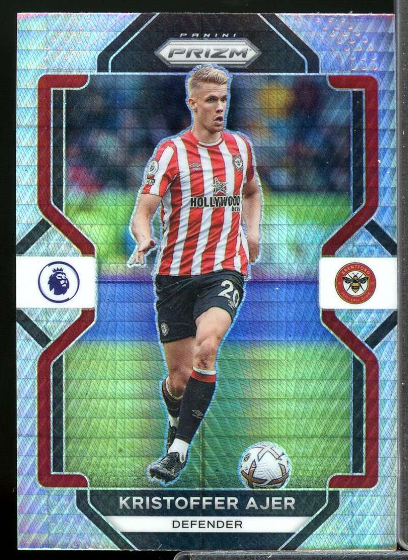 Kristoffer Ajer 2022-23 Panini Prizm English Premier League Prizms Silver #37  Image 1