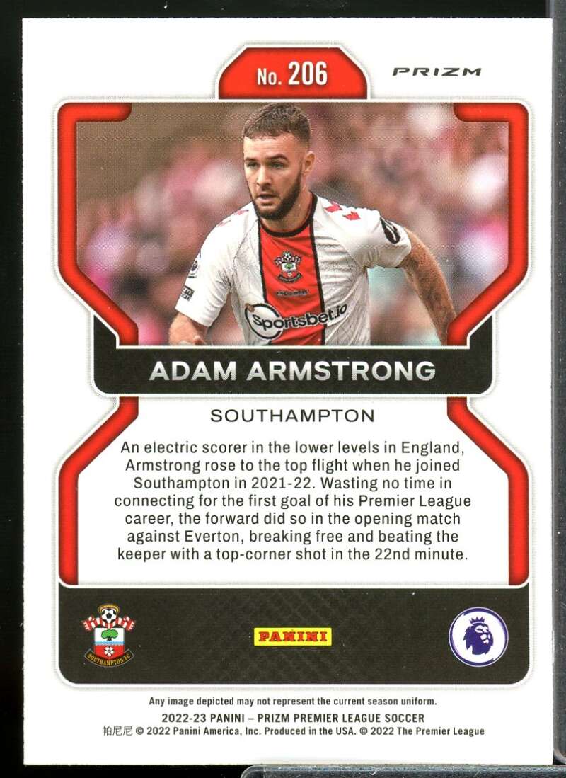 Adam Armstrong 2022-23 Panini Prizm English Premier League Prizms Silver #206  Image 2