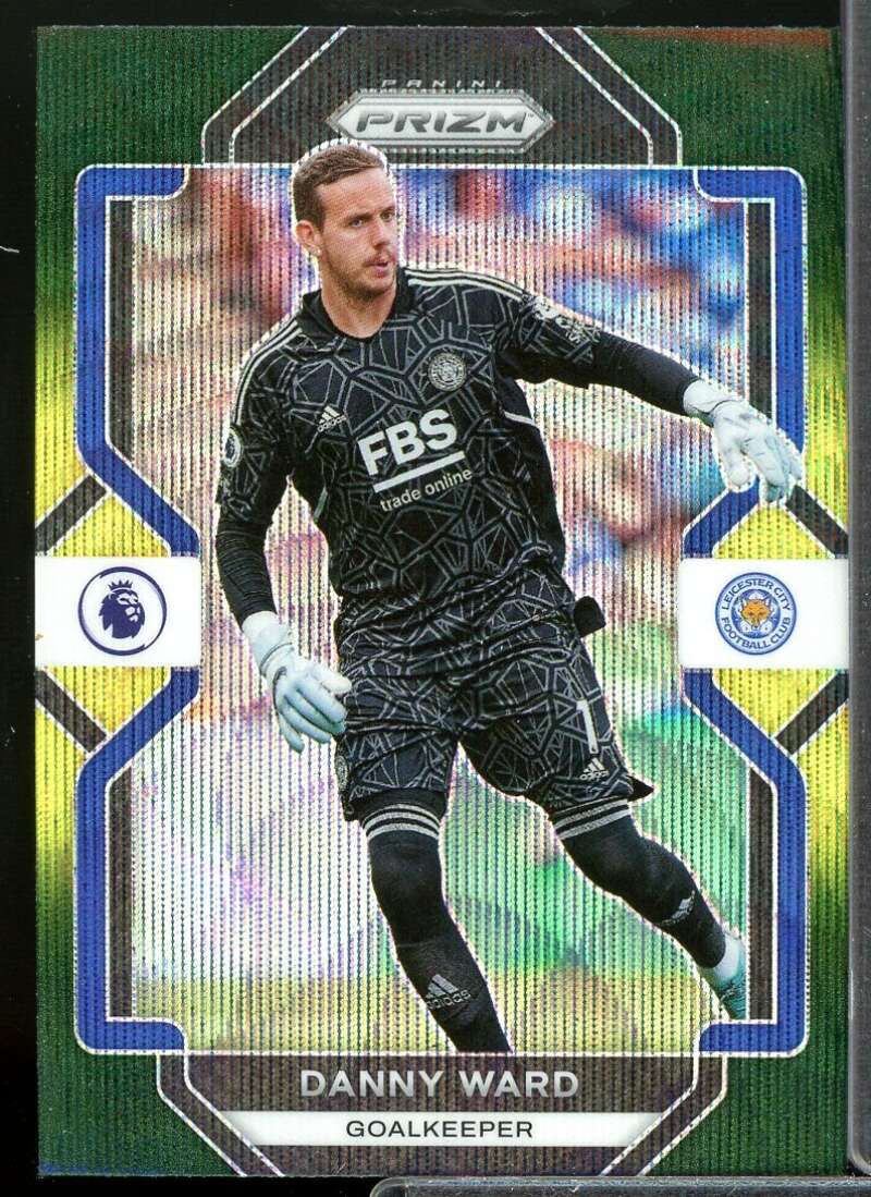 Danny Ward 2022-23 Panini Prizm English Premier League Prizms Green Pulsar #106  Image 1