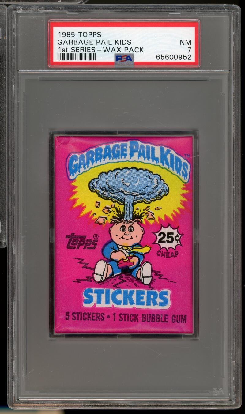 1985 Topps Garbage Pail Kids 1st Series Wax Pack PSA 7 Image 1