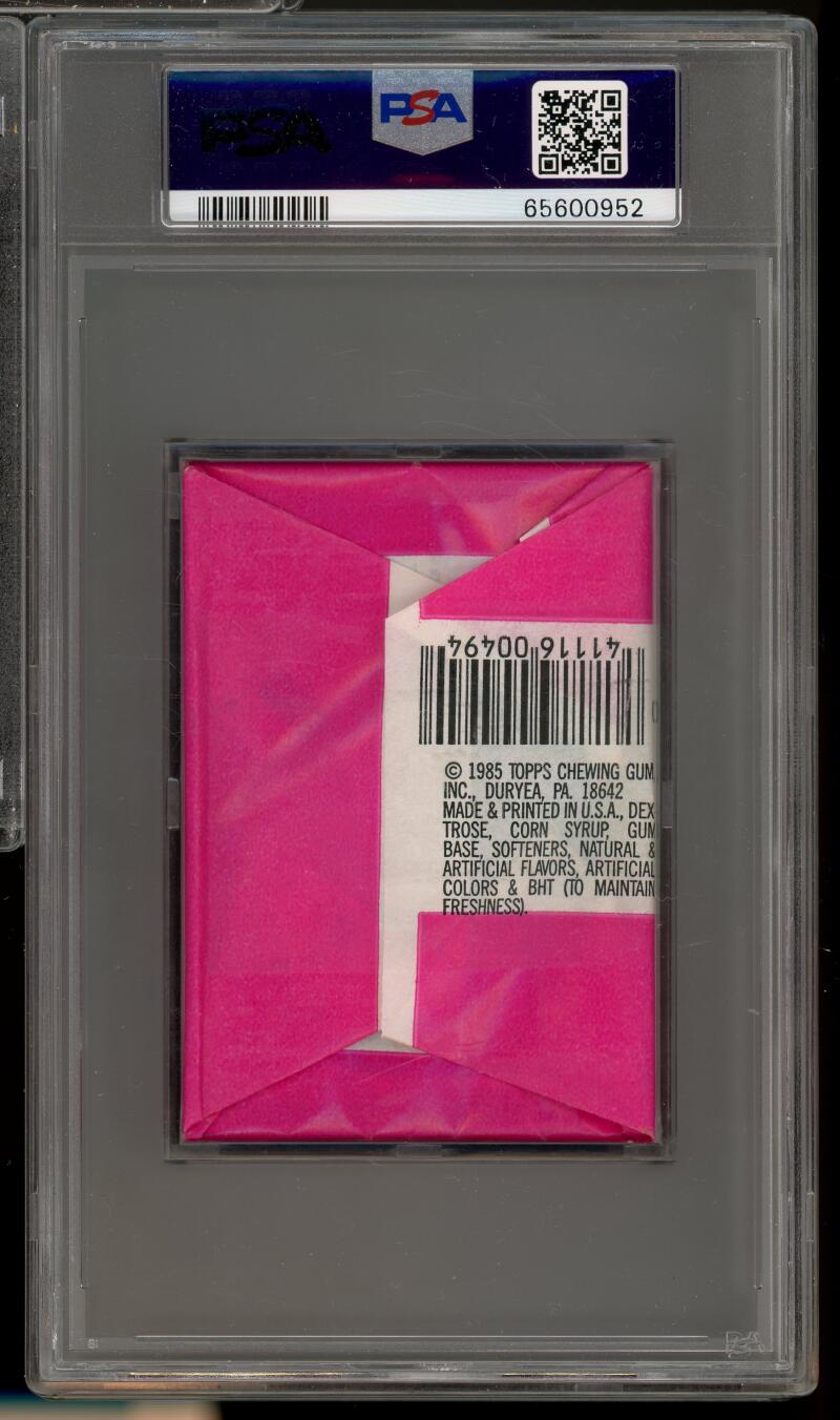 1985 Topps Garbage Pail Kids 1st Series Wax Pack PSA 7 Image 2