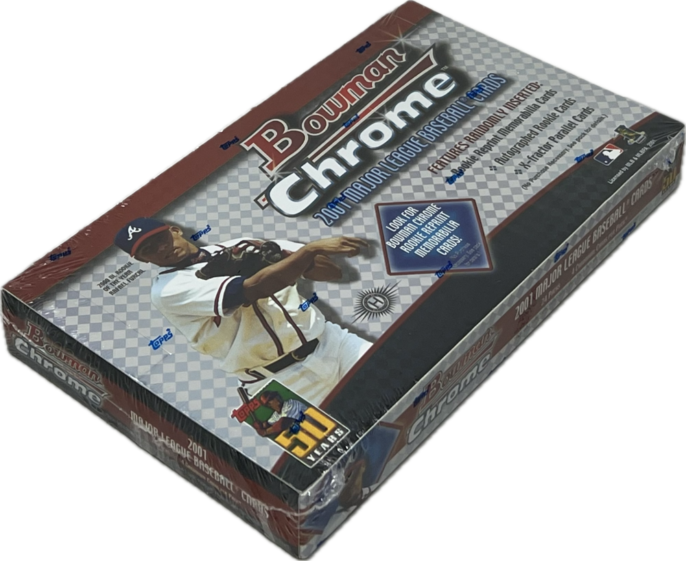 2001 Bowman Chrome Baseball Hobby Box Image 1