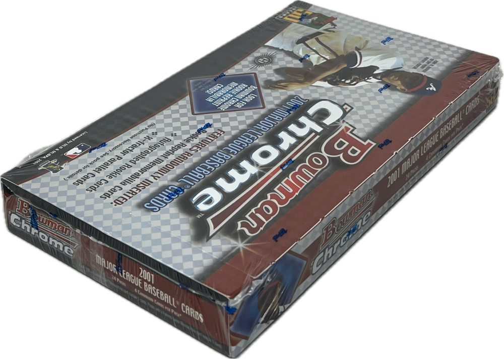 2001 Bowman Chrome Baseball Hobby Box Image 2