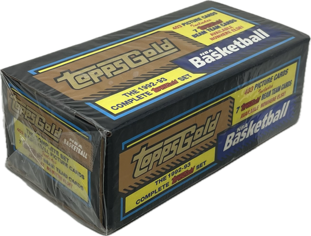 1992-93 Topps Gold Basketball Factory Set Image 1