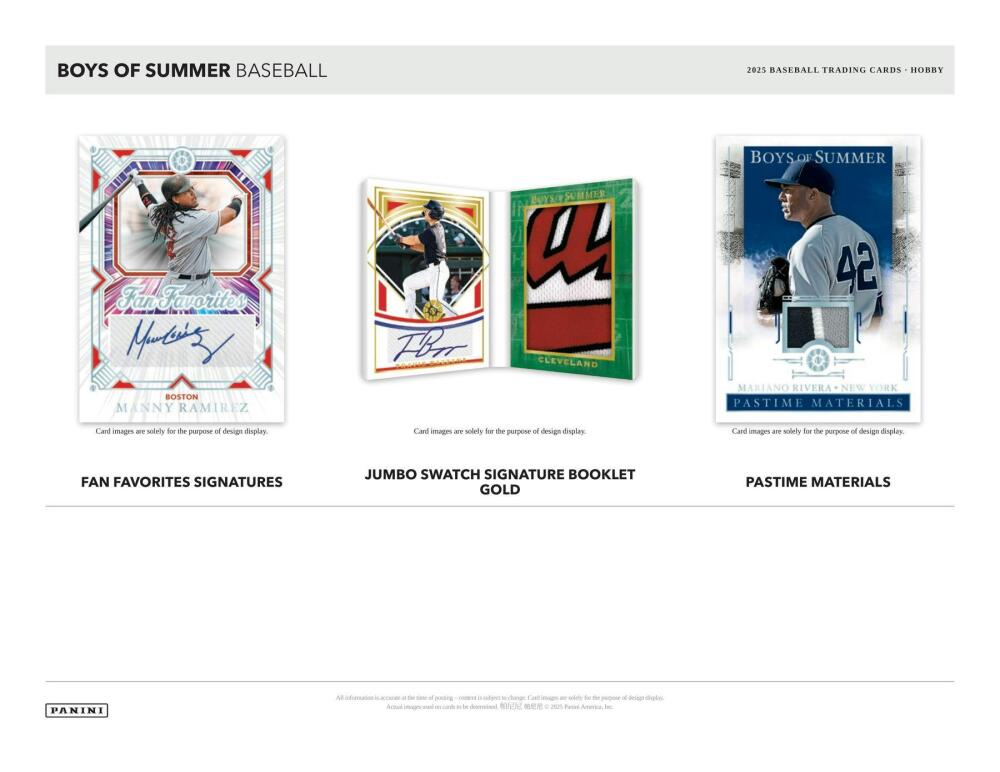 2025 Panini Boys of Summer Baseball Hobby Box Image 4