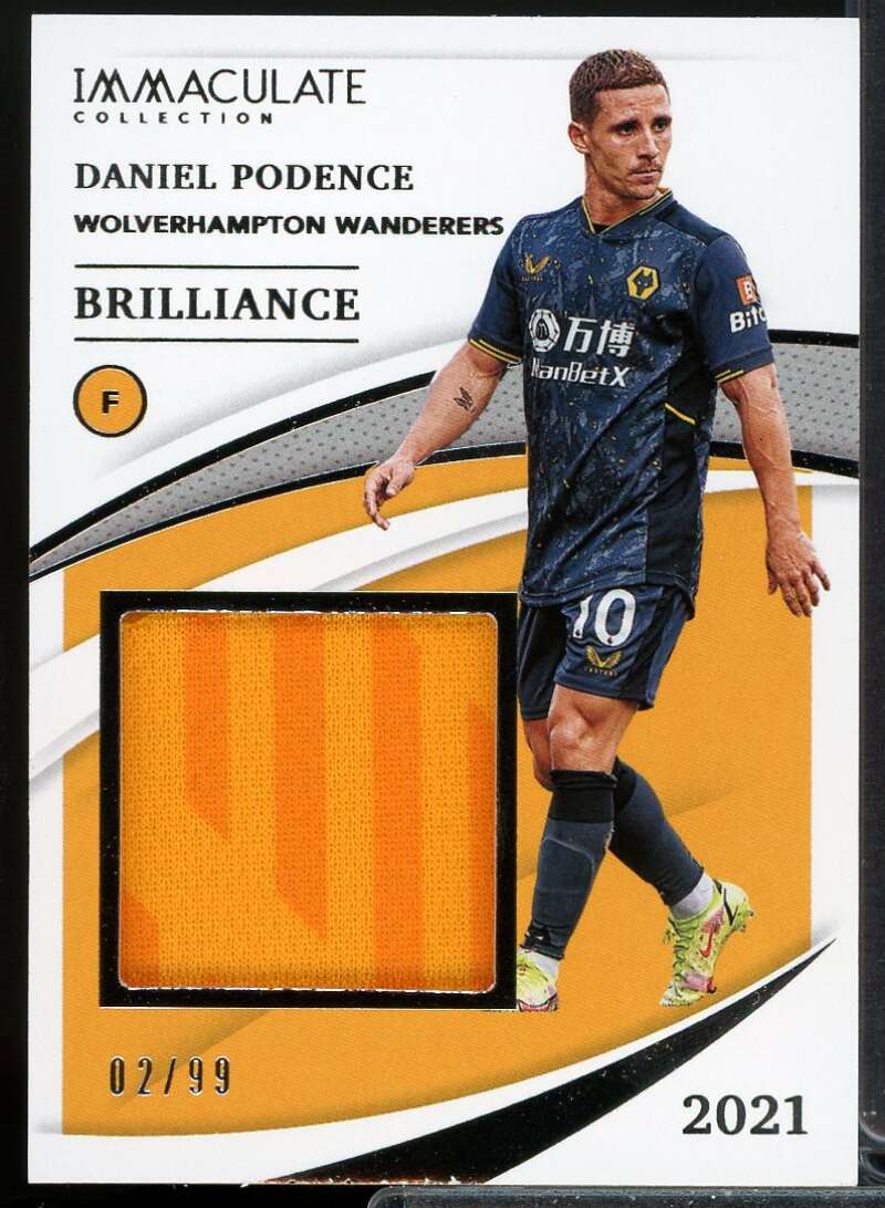 Daniel Podence Card 2021 Immaculate Collection Brilliance Premier League #5  Image 1