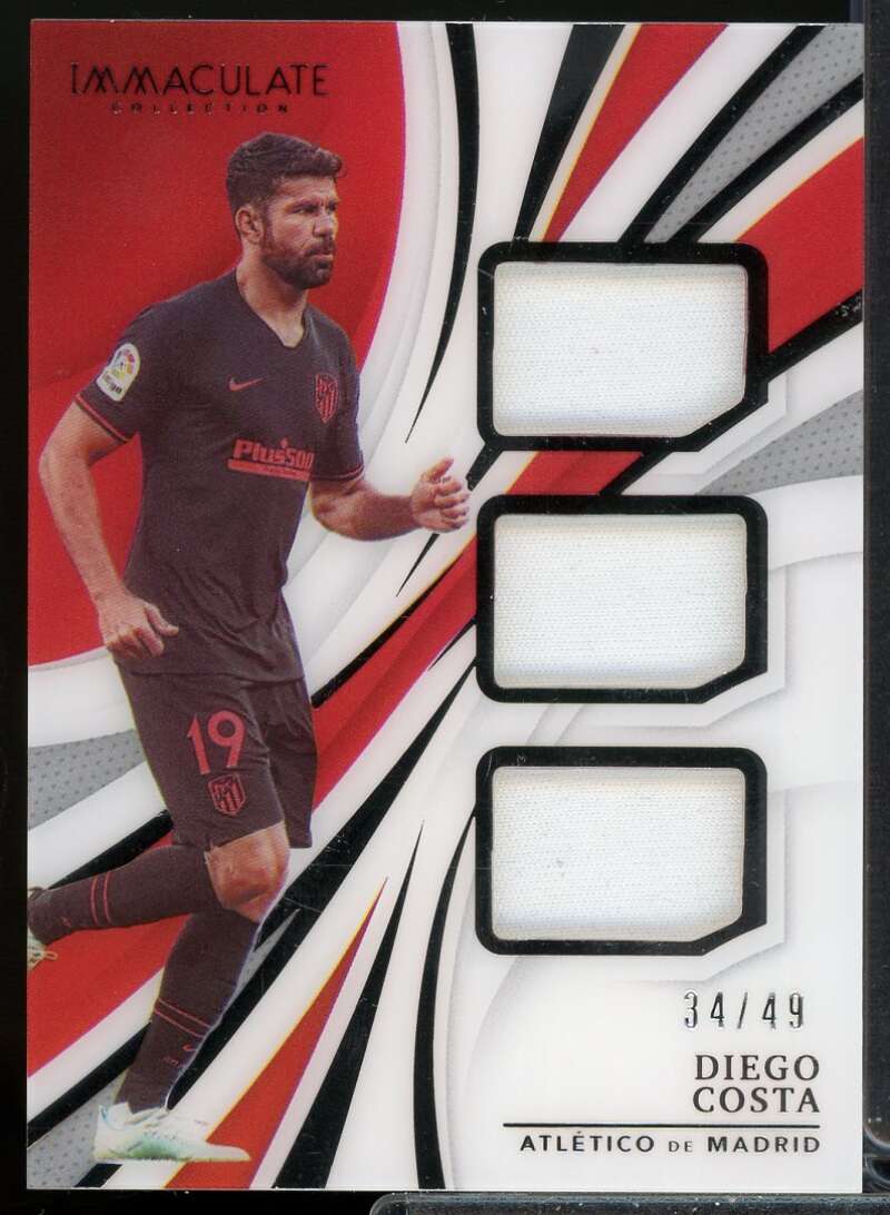 Diego Costa Card 2021 Immaculate Collection Patch Trios #5  Image 1