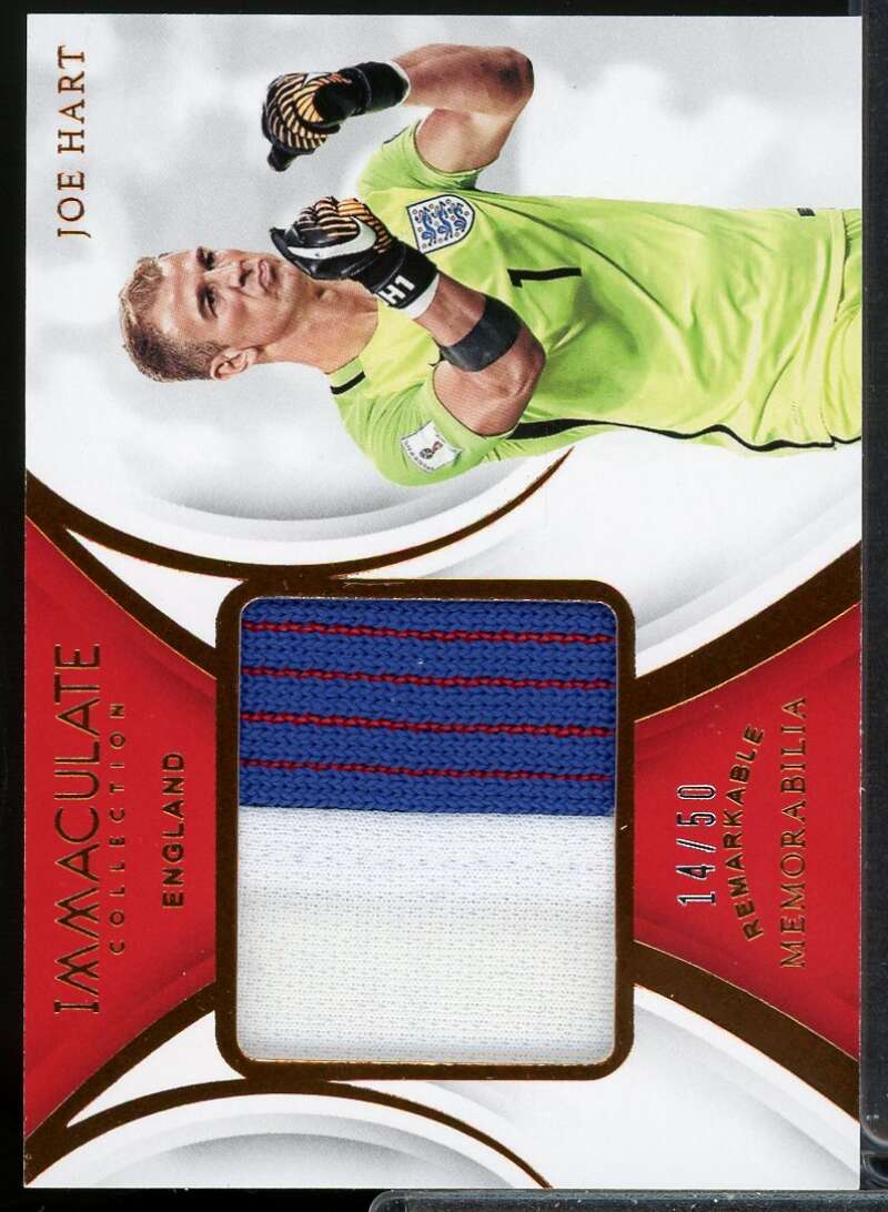 Joe Hart Card 2018-19 Immaculate Collection Remarkable Memorabilia Bronze #20  Image 1