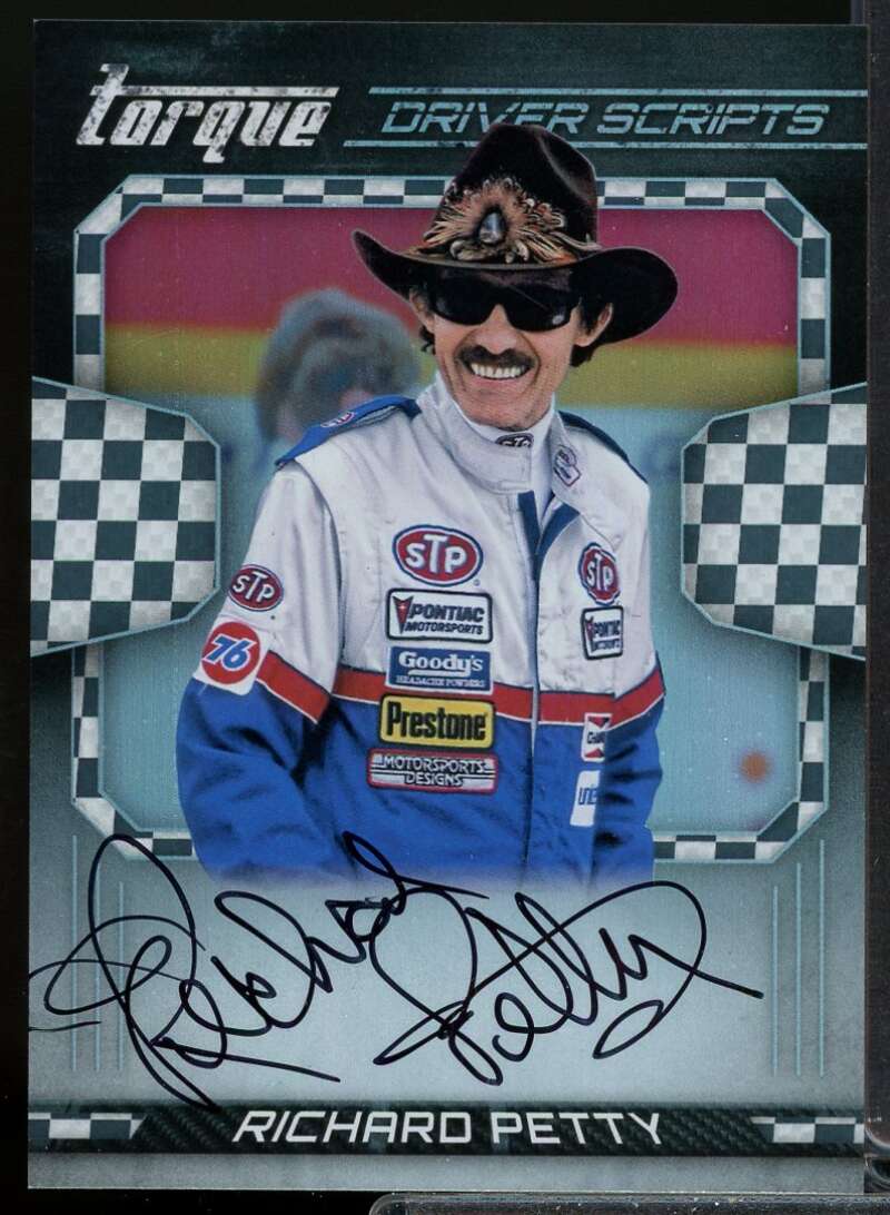 Richard Petty Card 2017 Panini Torque Driver Scripts Checkerboard #28  Image 1