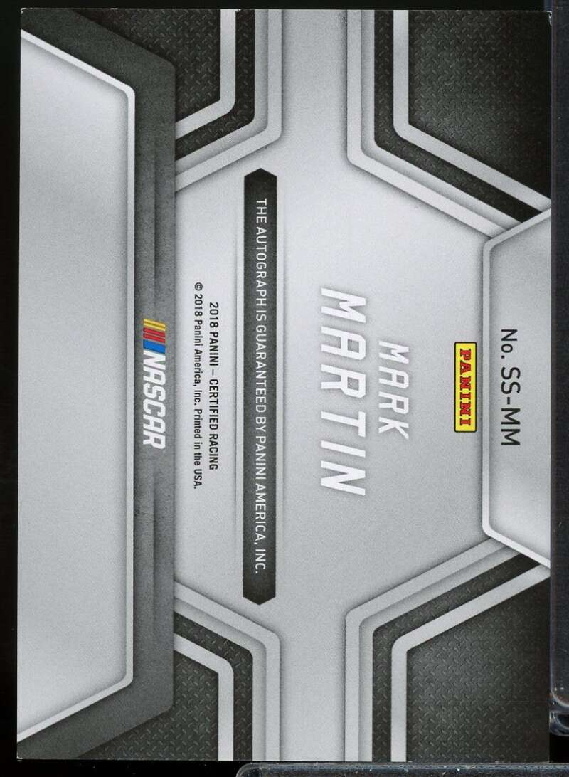 Mark Martin Card 2018 Certified Signing Sessions Red #18  Image 2