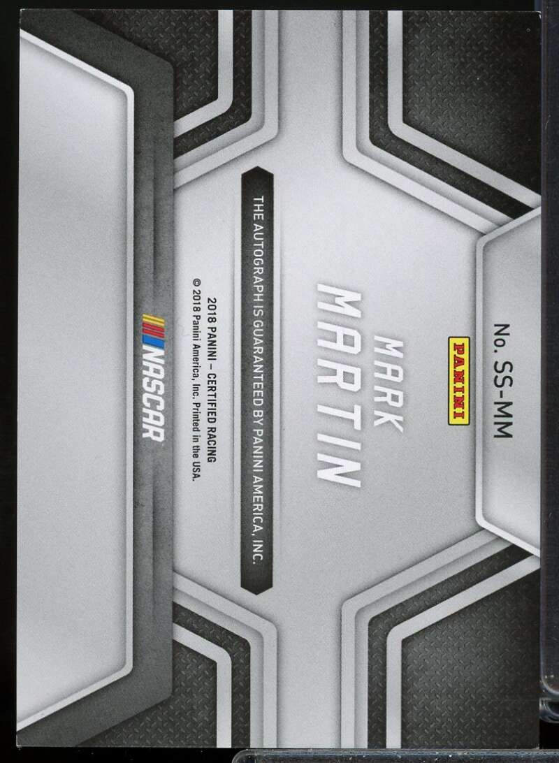 Mark Martin Card 2018 Certified Signing Sessions Green #18  Image 2