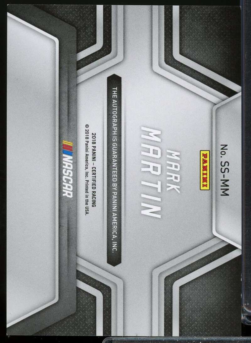 Mark Martin Card 2018 Certified Signing Sessions Blue #18  Image 2