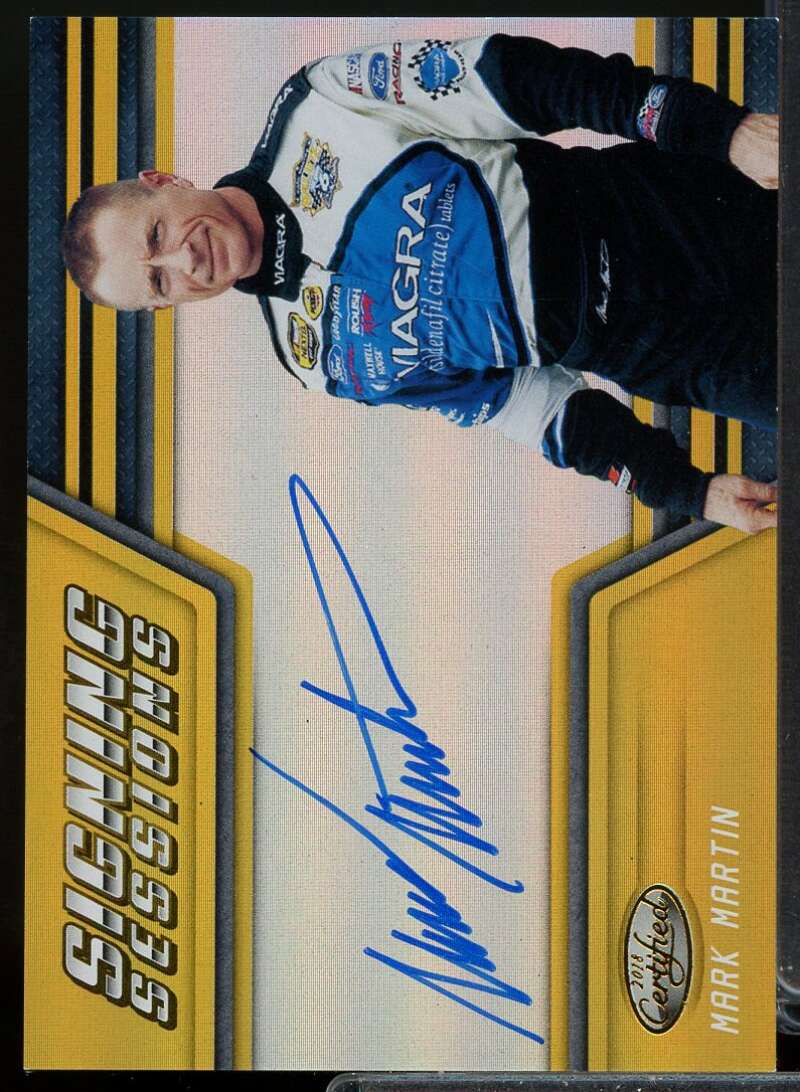 Mark Martin Card 2018 Certified Signing Sessions Gold #18  Image 1