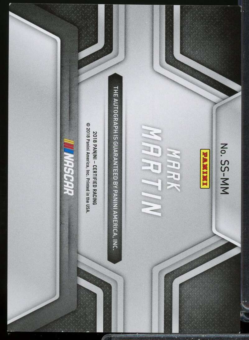 Mark Martin Card 2018 Certified Signing Sessions Gold #18  Image 2