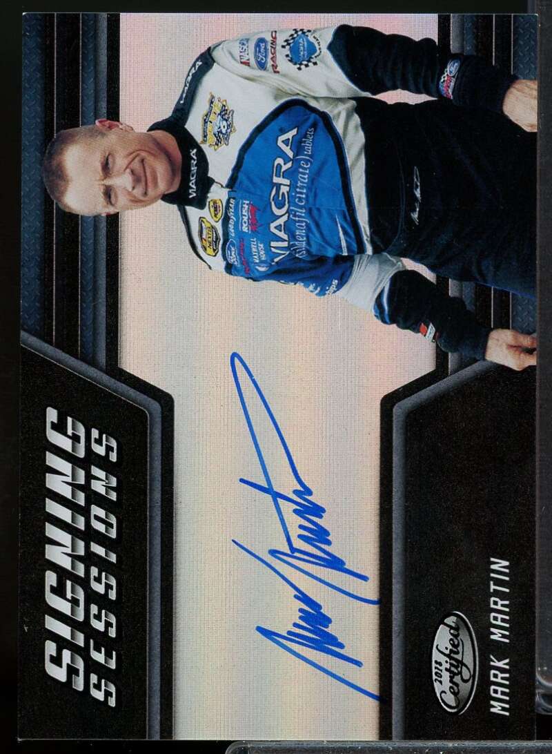 Mark Martin Card 2018 Certified Signing Sessions Black #18  Image 1