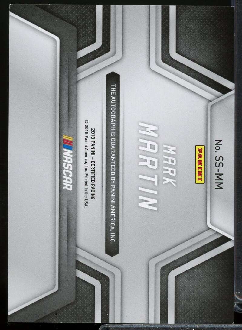 Mark Martin Card 2018 Certified Signing Sessions Black #18  Image 2