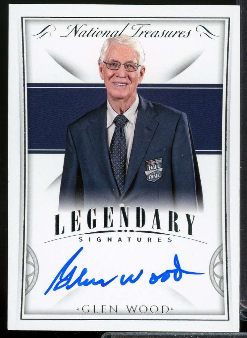 Glen Wood Card 2016 Panini National Treasures Legendary Signatures Silver #9  Image 1