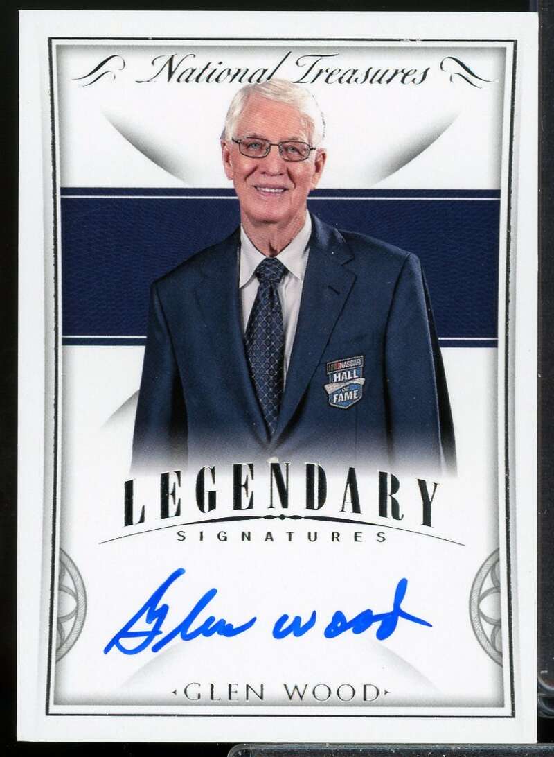 Glen Wood Card 2016 Panini National Treasures Legendary Signatures Silver #9  Image 1
