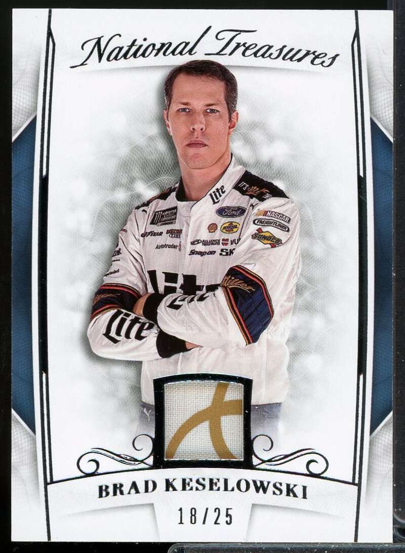 Brad Keselowski Card 2017 Panini National Treasures #4  Image 1