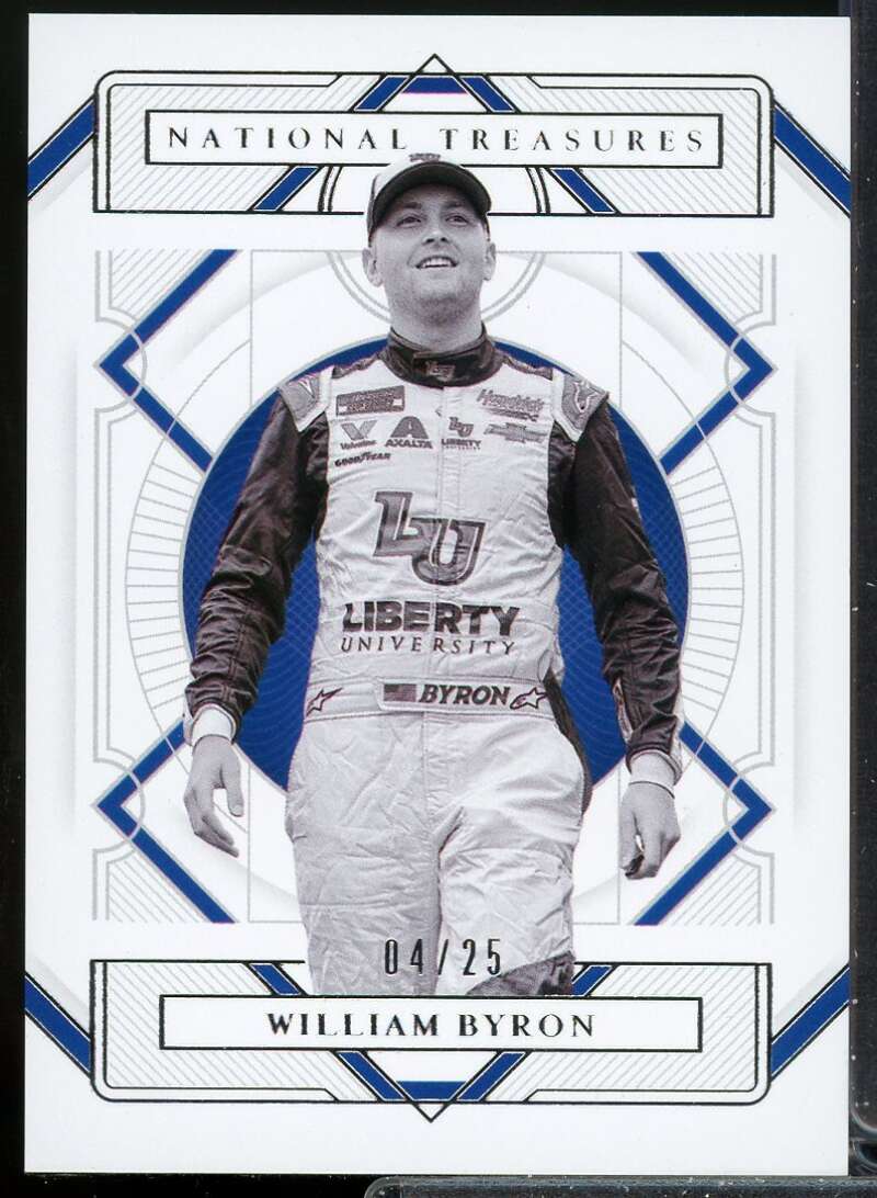 William Byron BW Card 2021 Panini National Treasures #91  Image 1