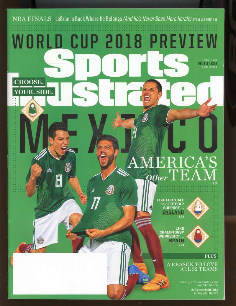 Sports Illustrated June 4-11 World Cup 2018 Lozano Carlos Vela Chicharito Image 1