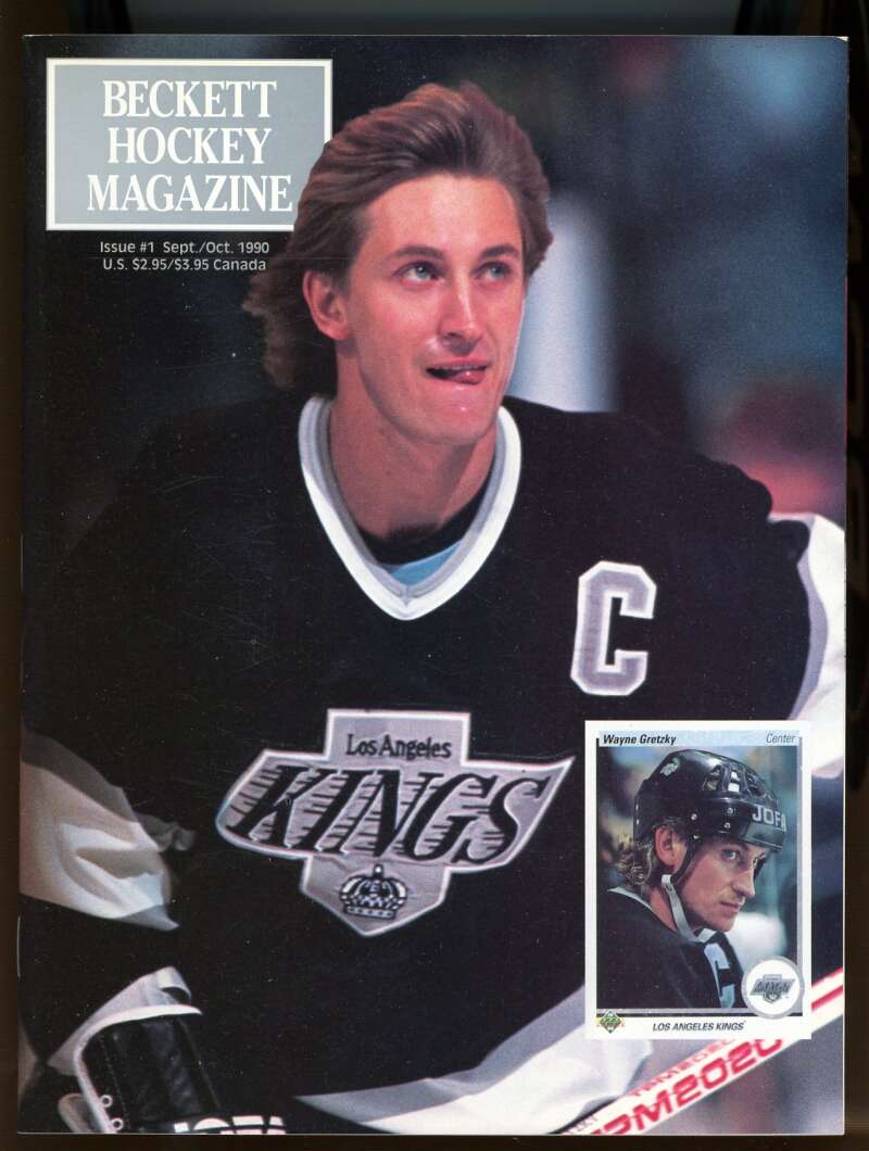 Beckett Hockey Magazine #1 September October 1990 LA Kings Image 1