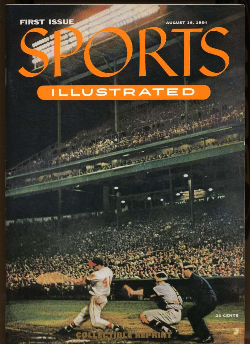 Sports Illustrated August 16 1954 Collectible Reprint First Issue Image 1