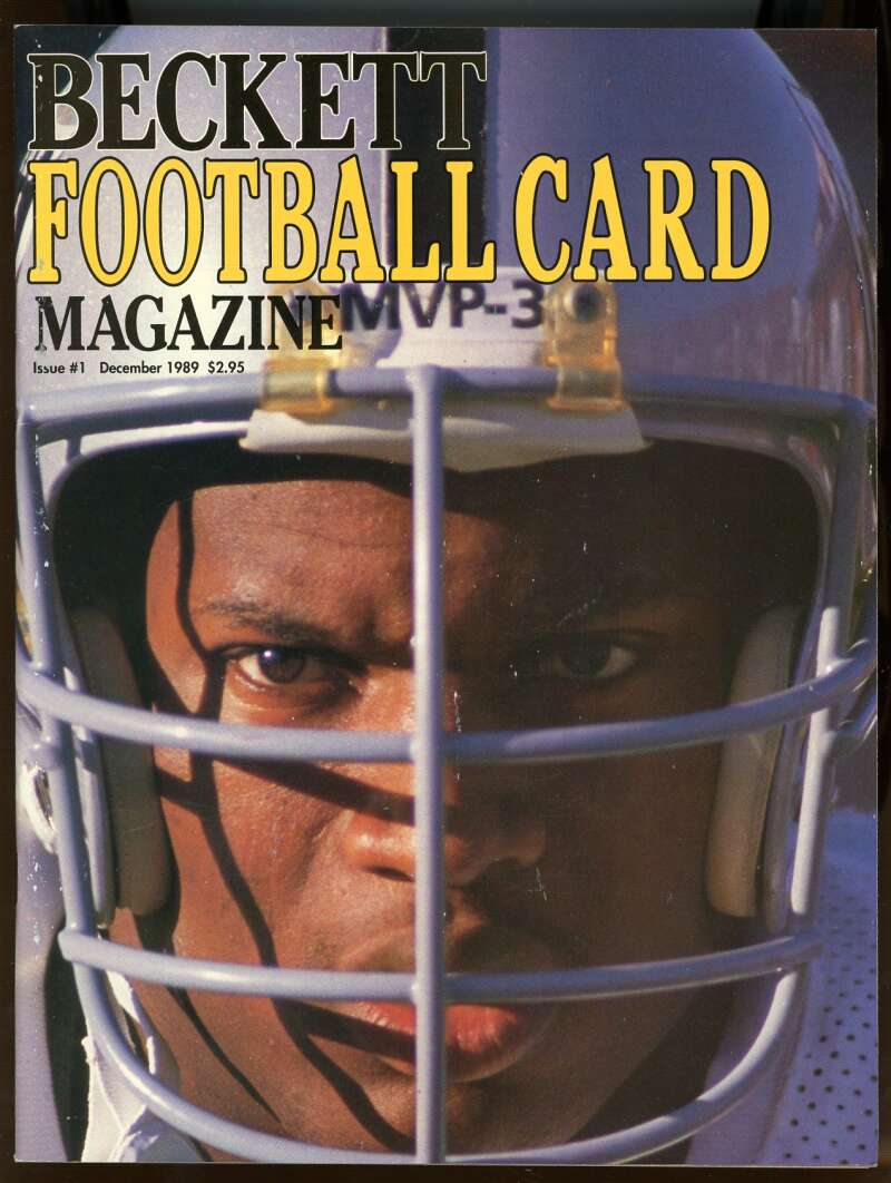 Beckett Football Card Magazine #1 December 1989 Bo Jackson Image 1