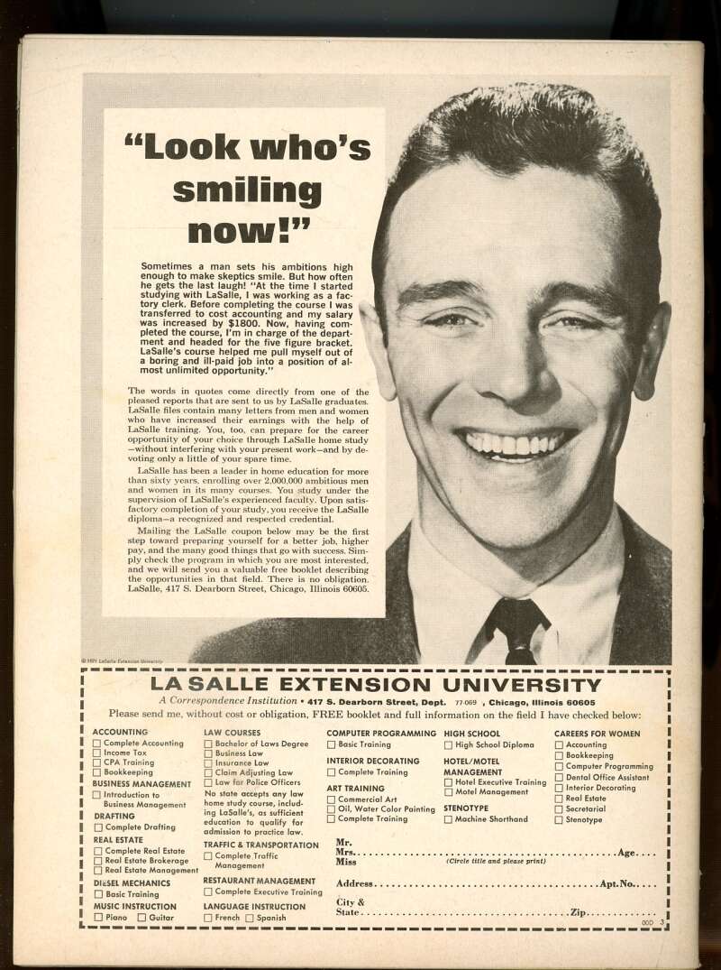 The Ring Who Invented The Color Line? May 1972 Floyd Patterson Image 2