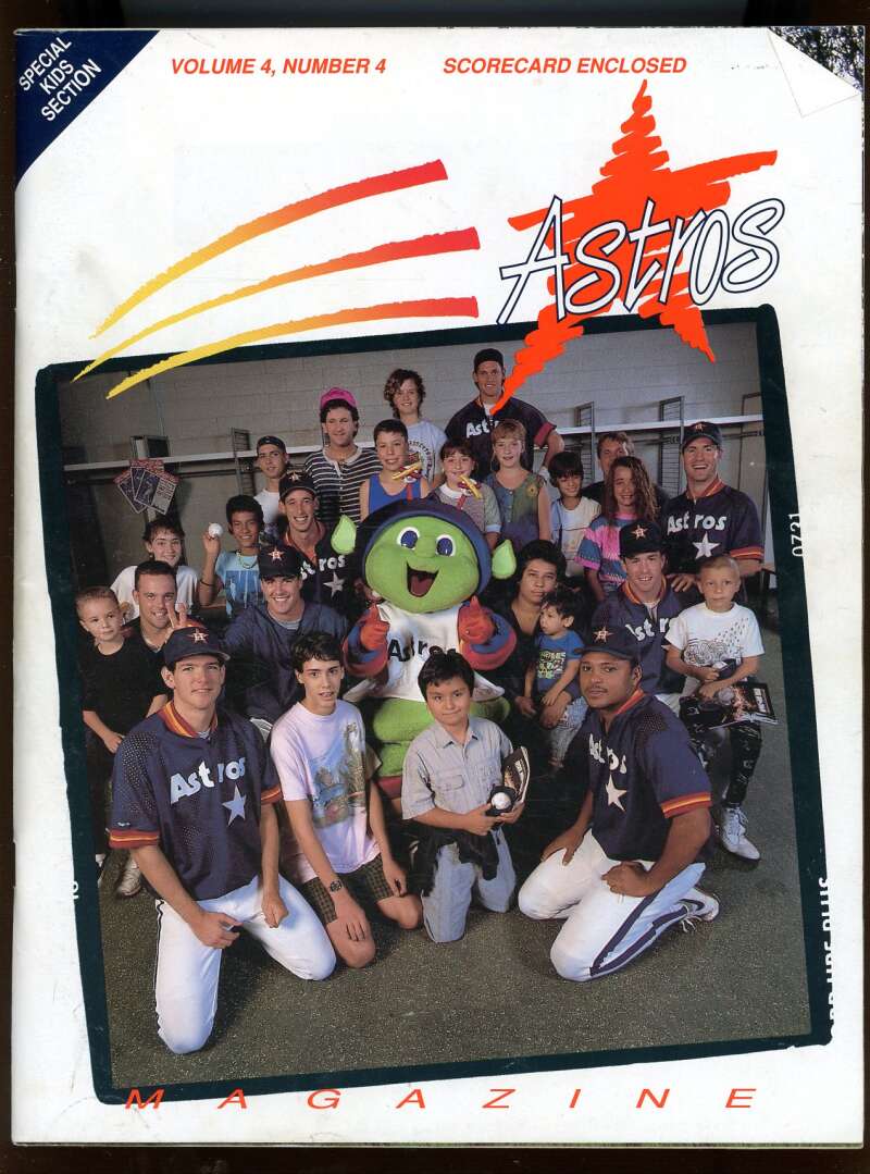 July 1991 Houston Astros Magazine Vol 4 #4 Image 1