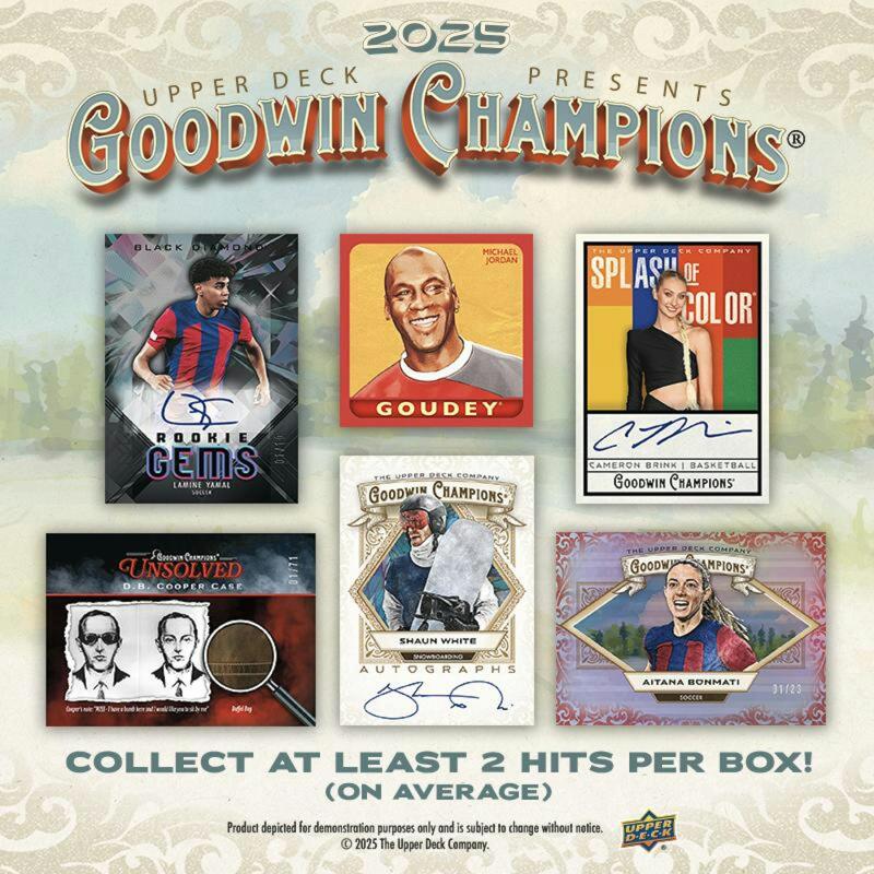2025 Upper Deck Goodwin Champions Hobby Box Image 3