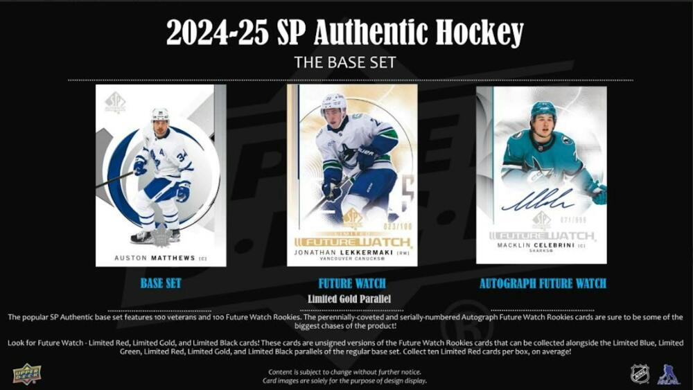 2024-25 Upper Deck SP Authentic Hockey Hobby Box Image 3